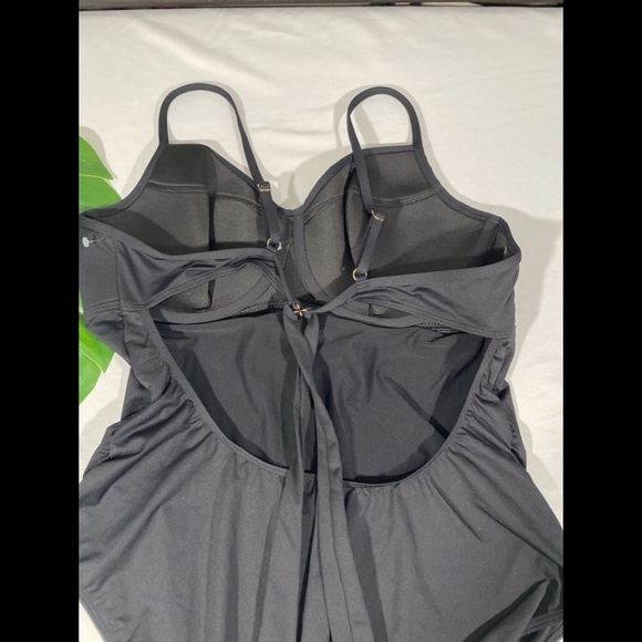 NEW Cache Coeur [ Maternity 40 C/D ] Monaco One Piece Swimsuit in Black‎ - Picture 11 of 12